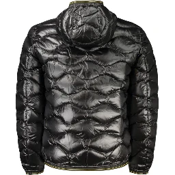Black Polyamide Men's Jacket