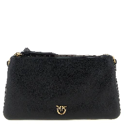 Black Calfskin Crossbody Bag