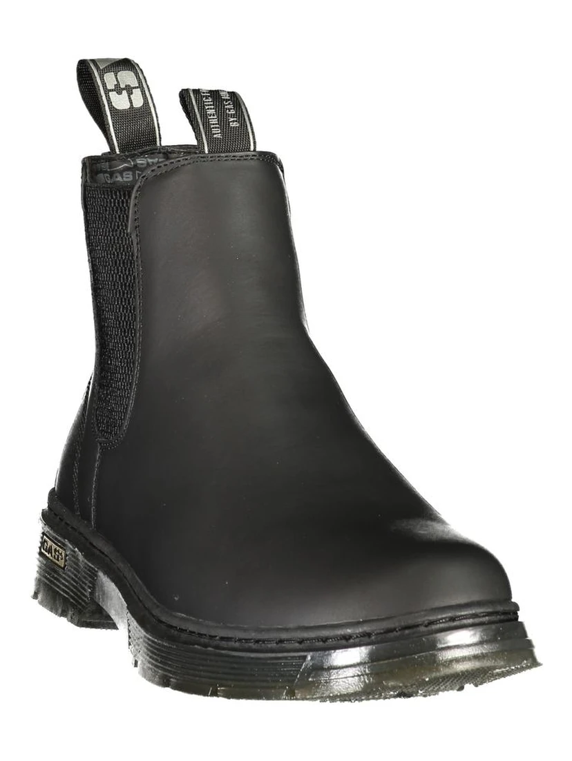 Black Polyurethane Women's Bootie