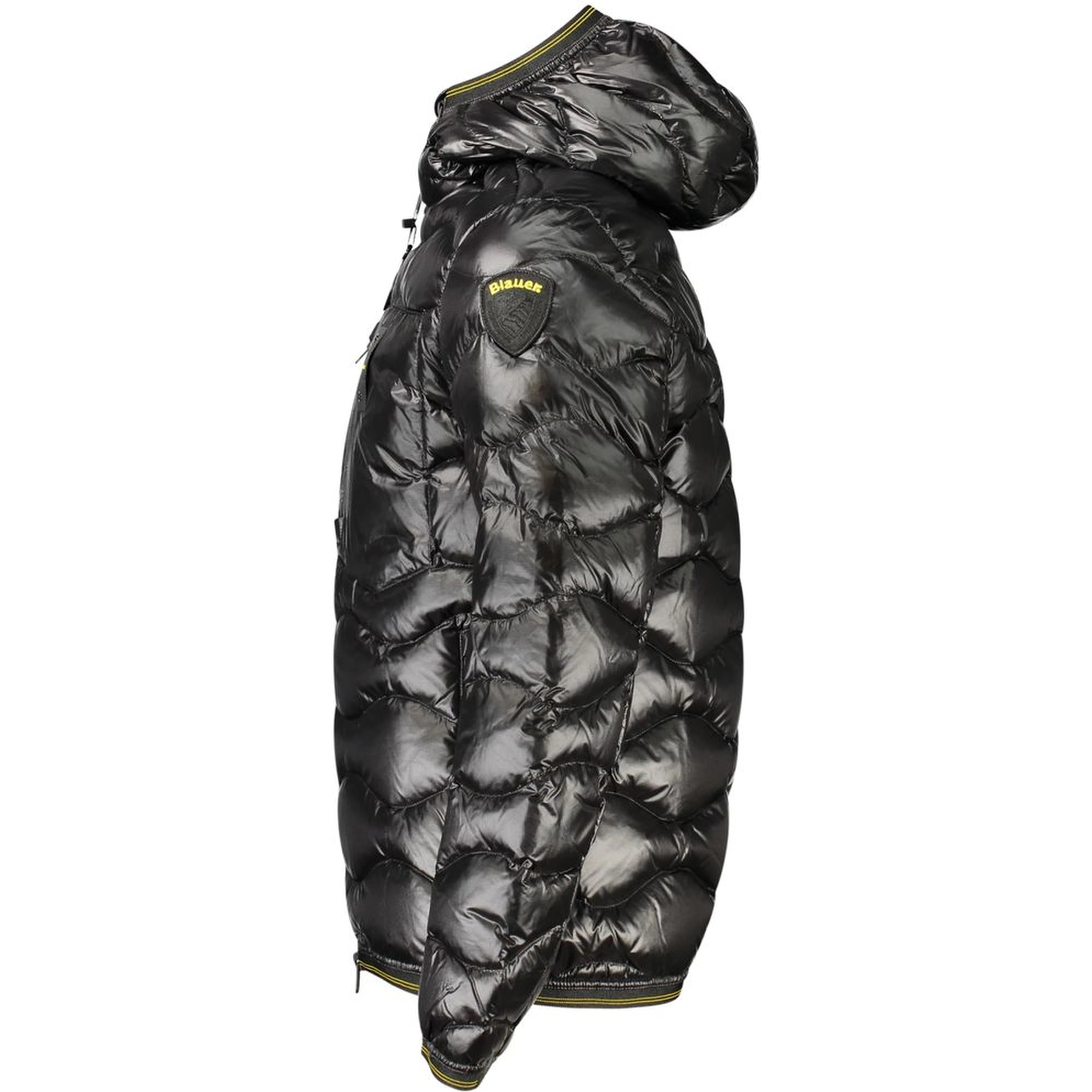 Black Polyamide Men's Jacket