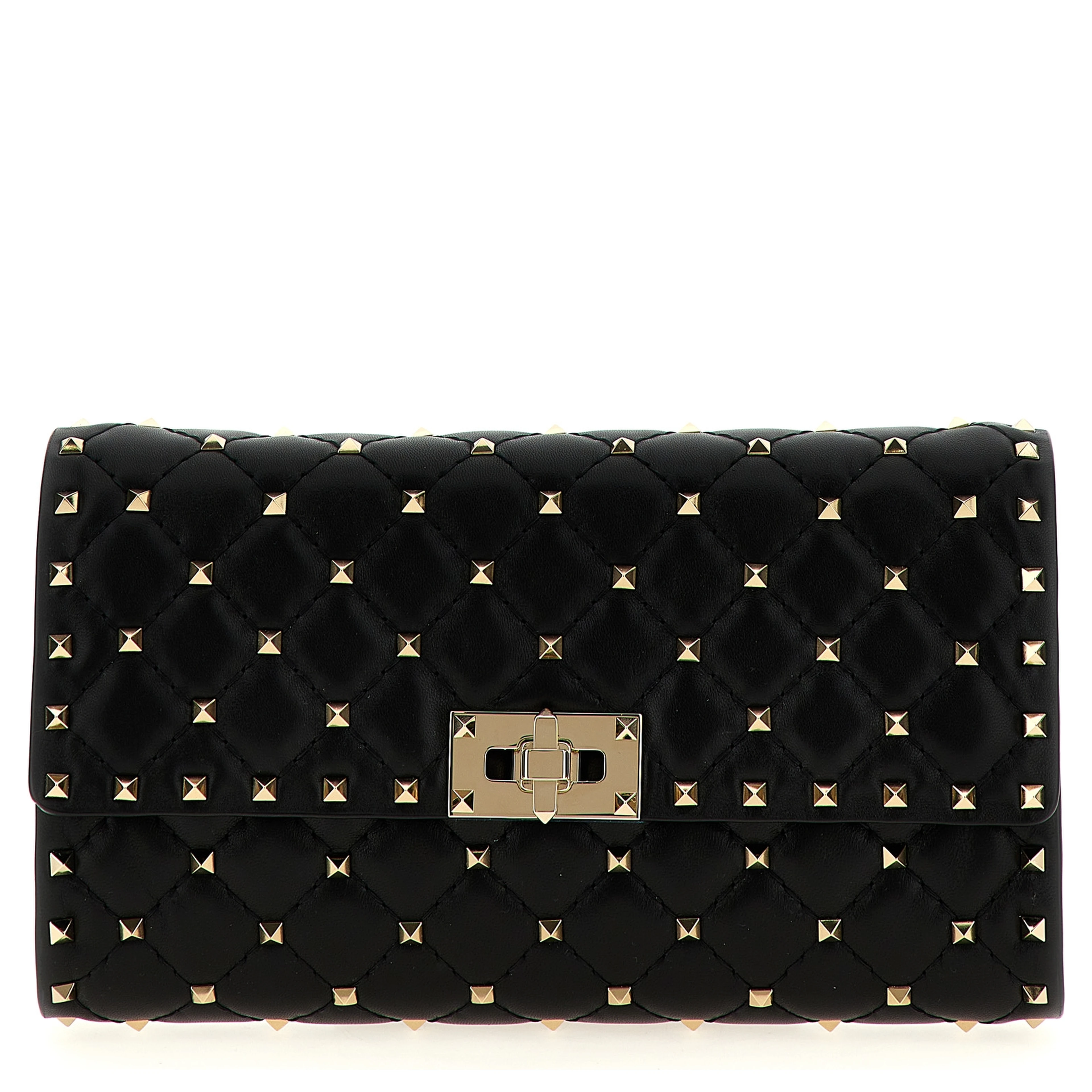 Black Lamb Leather Shoulder Bag