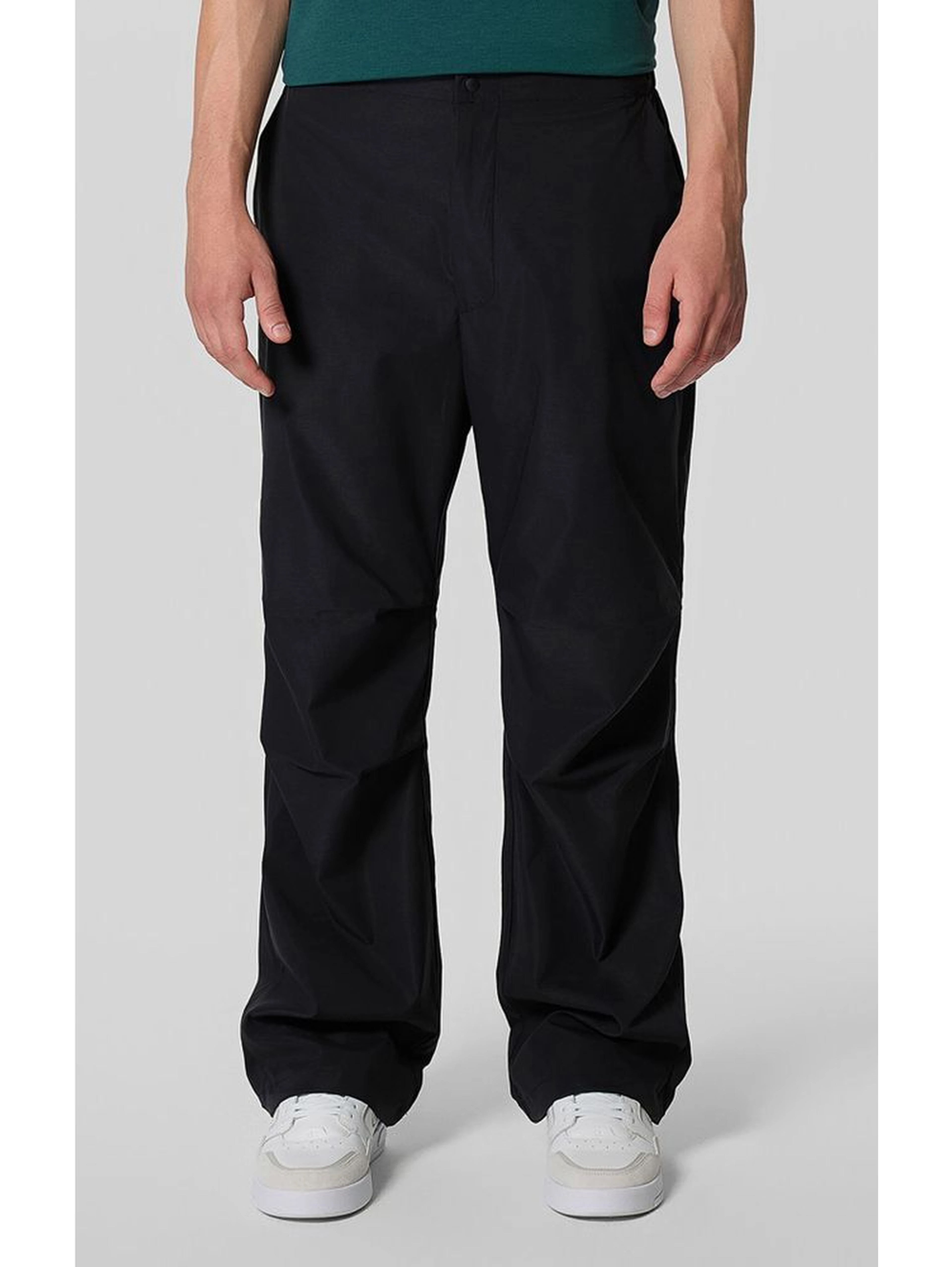 Blue Polyester Pants