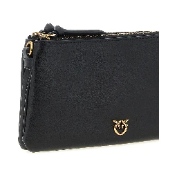 Black Calfskin Crossbody Bag