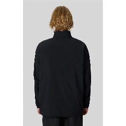 Navy Blue Polyamide Bomber