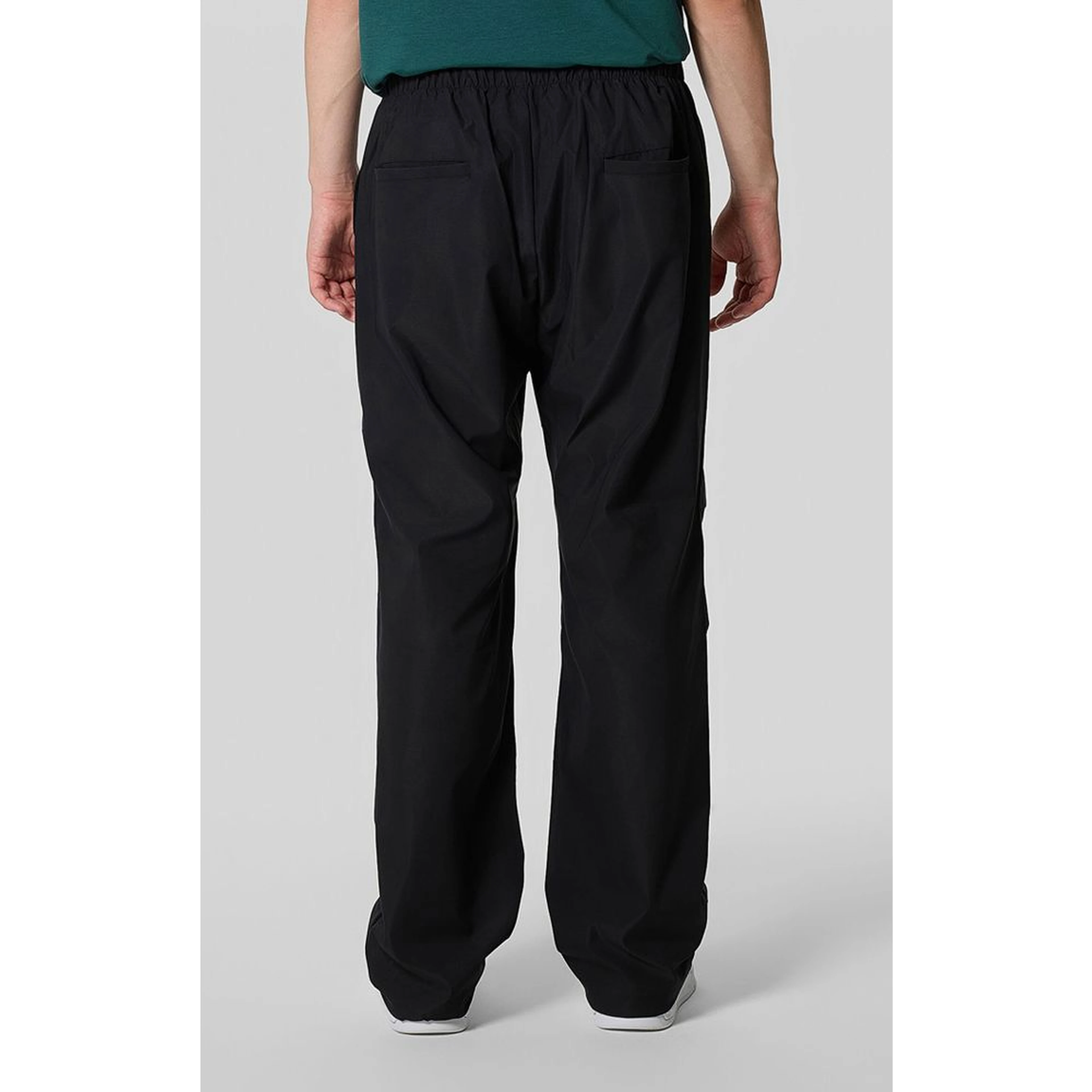 Blue Polyester Pants