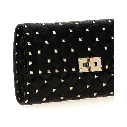 Black Lamb Leather Shoulder Bag