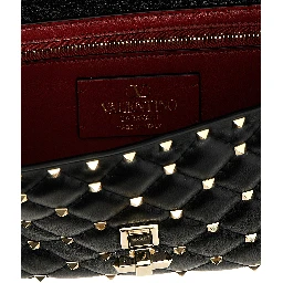 Black Lamb Leather Shoulder Bag