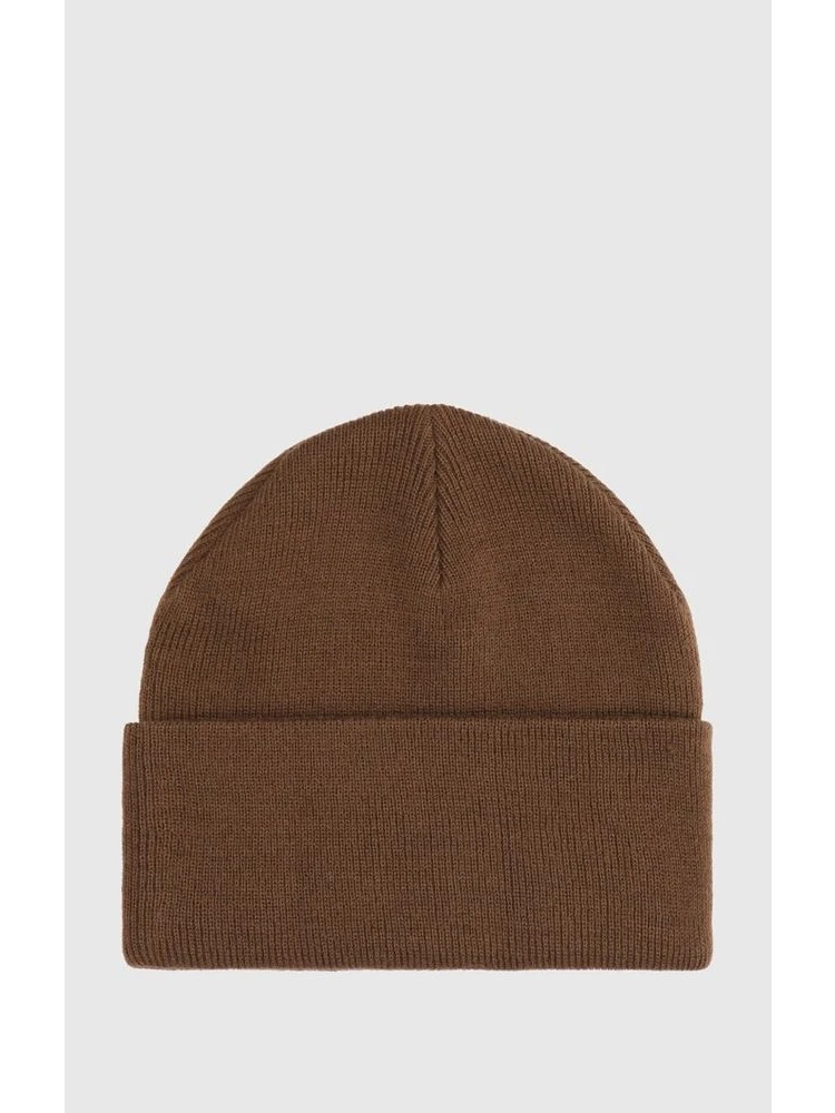 Brown Polyacrylic Beanie