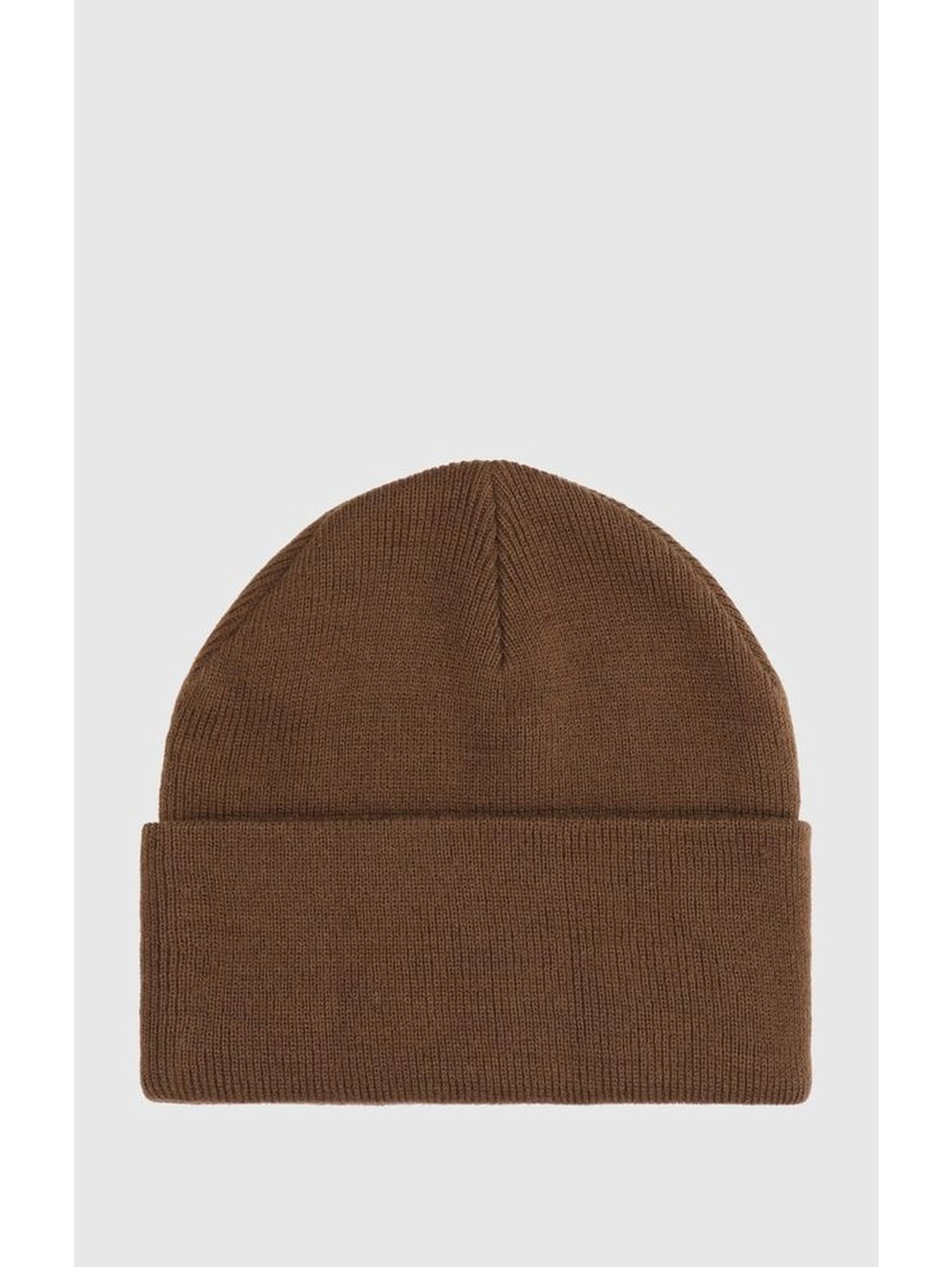 Brown Polyacrylic Beanie