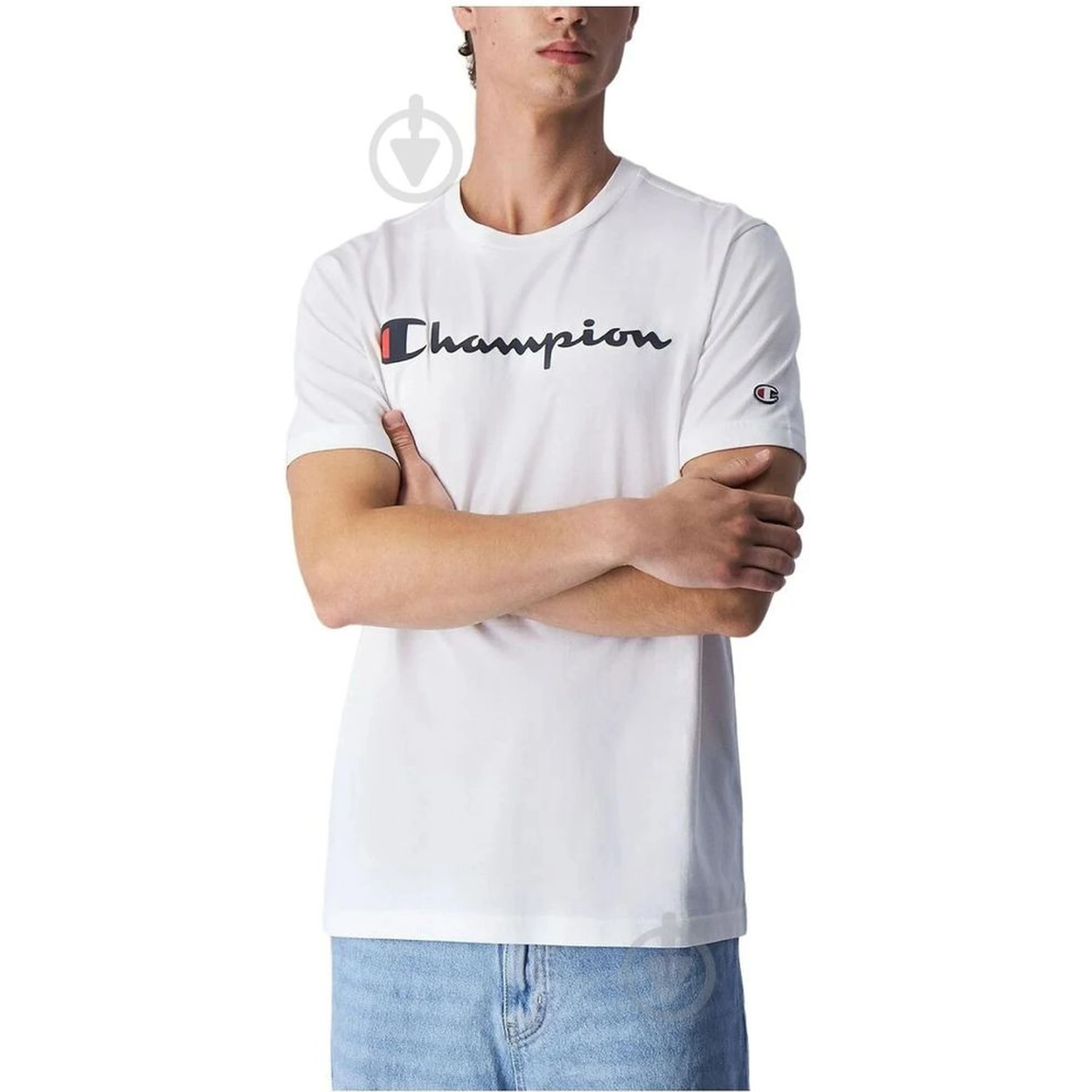سويت شيرت قطني أبيض