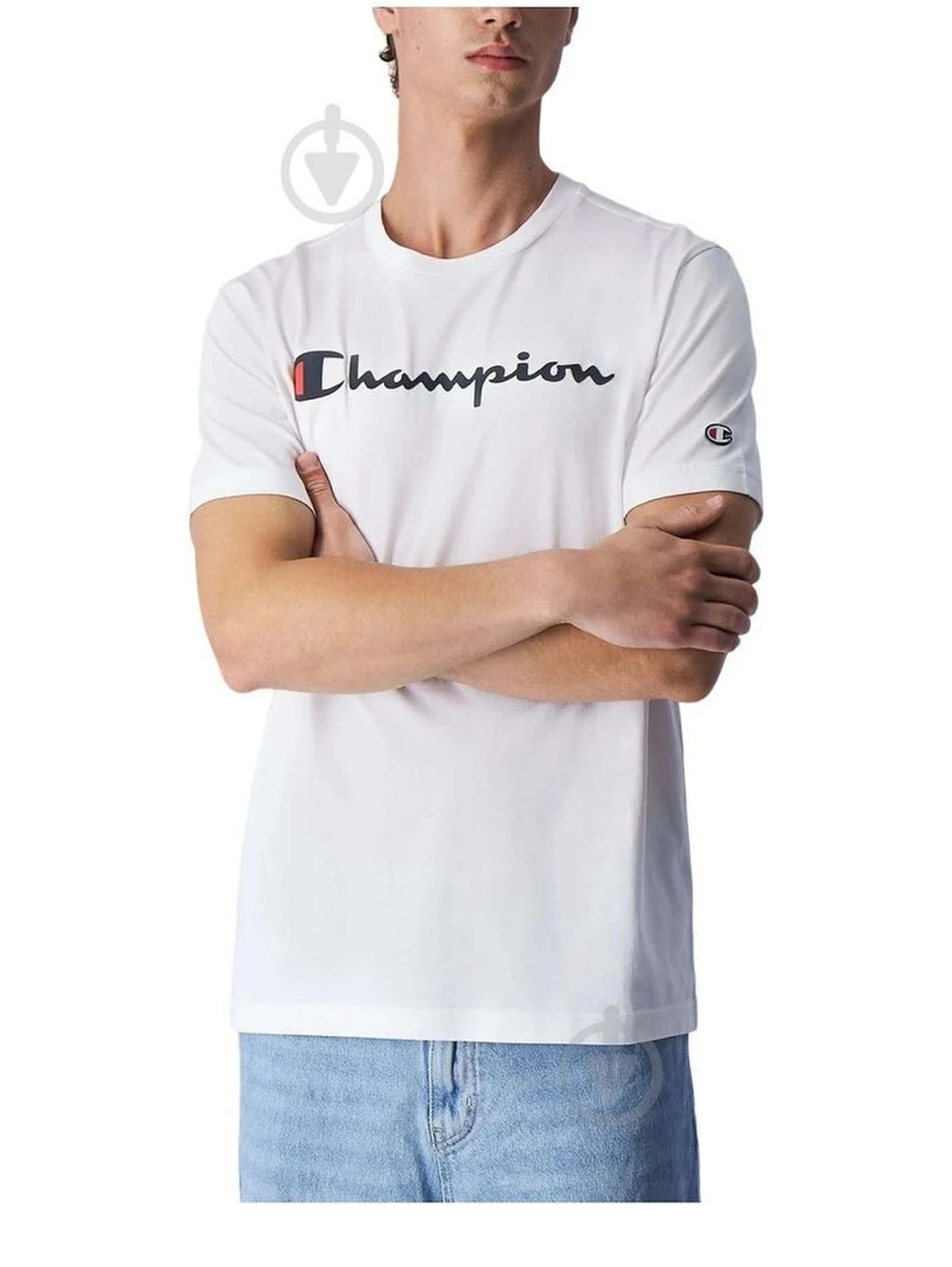 سويت شيرت قطني أبيض