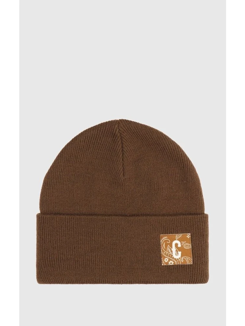 Brown Polyacrylic Beanie