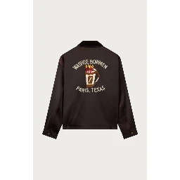 Beige Polyester Bomber
