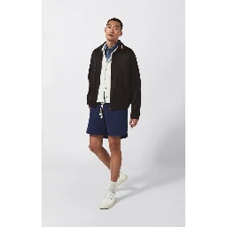 Beige Polyester Bomber