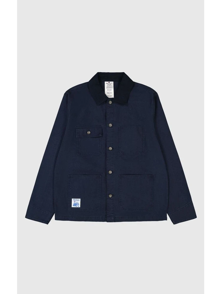 Navy Blue Cotton Bomber