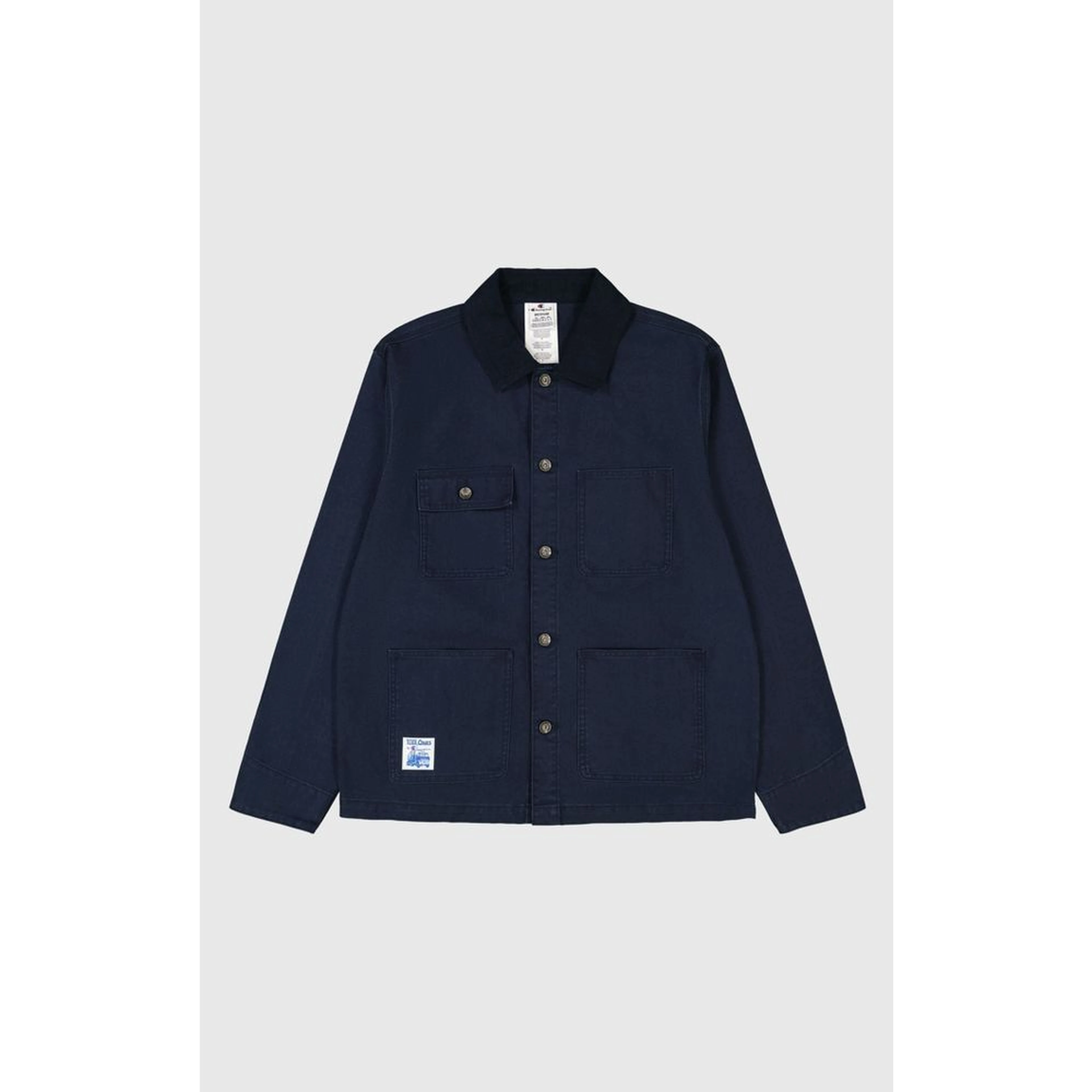 Navy Blue Cotton Bomber