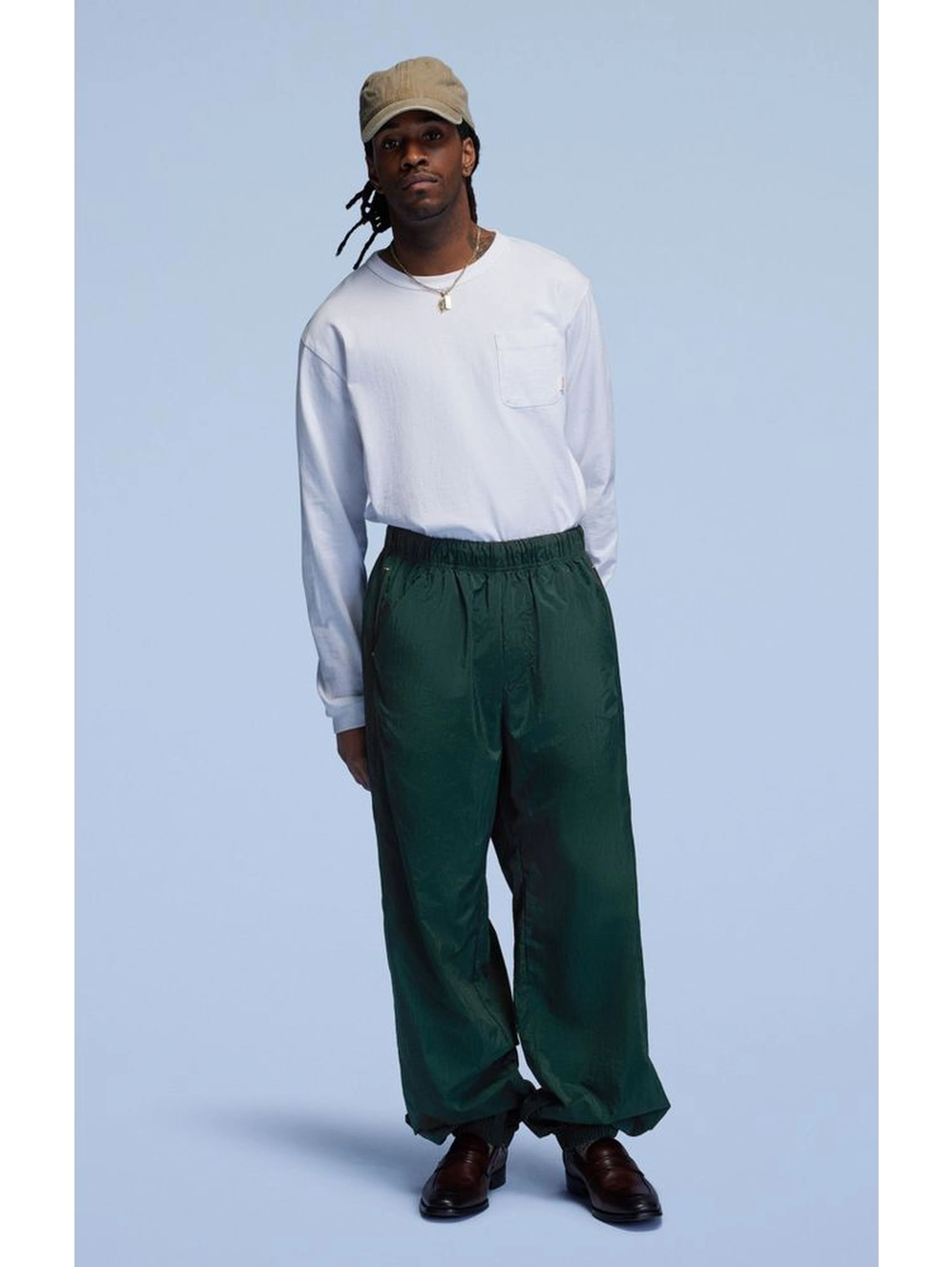 Red Polyamide Joggers (Workout Pants)