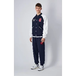 Navy Blue Cotton Joggers (Workout Pants)