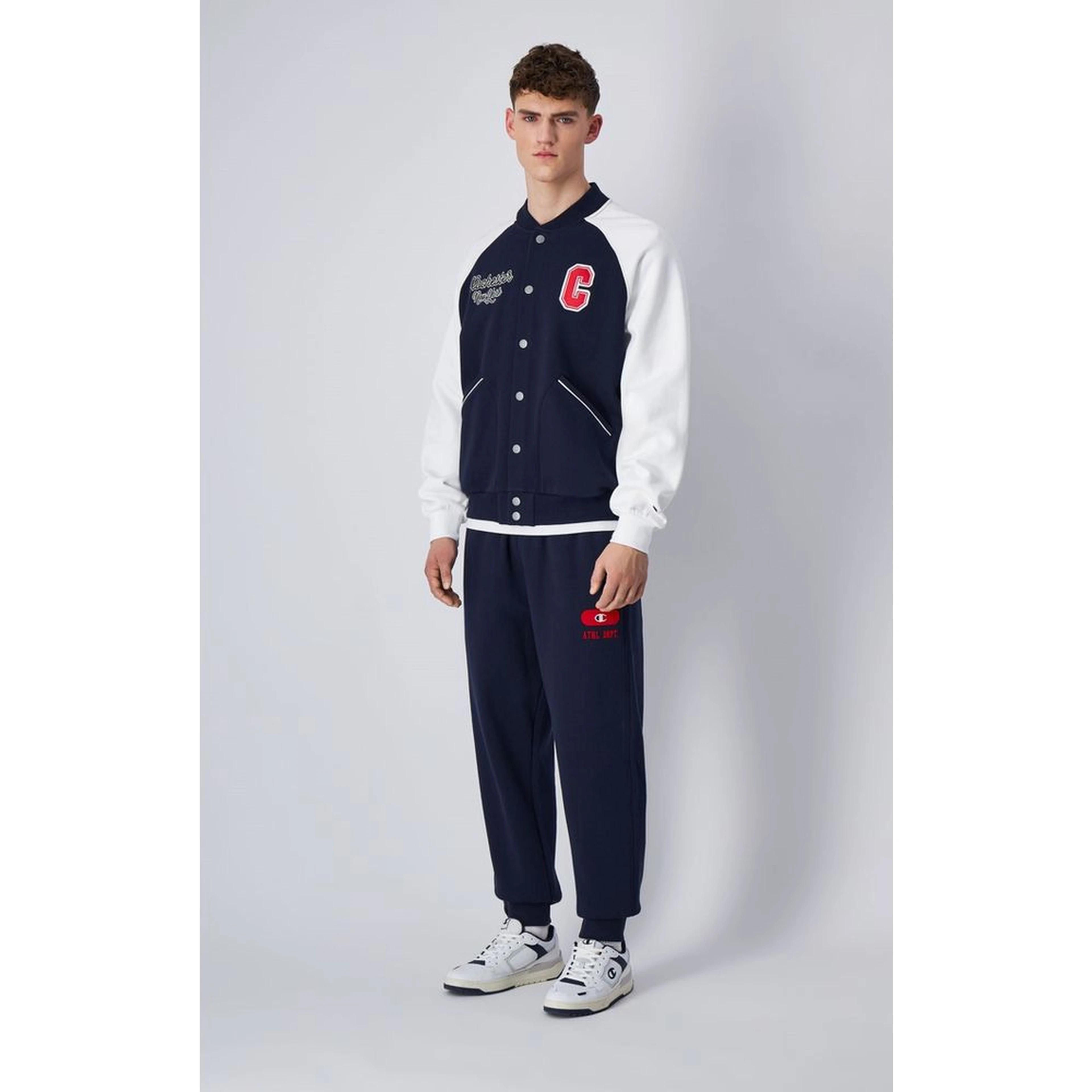Navy Blue Cotton Joggers (Workout Pants)