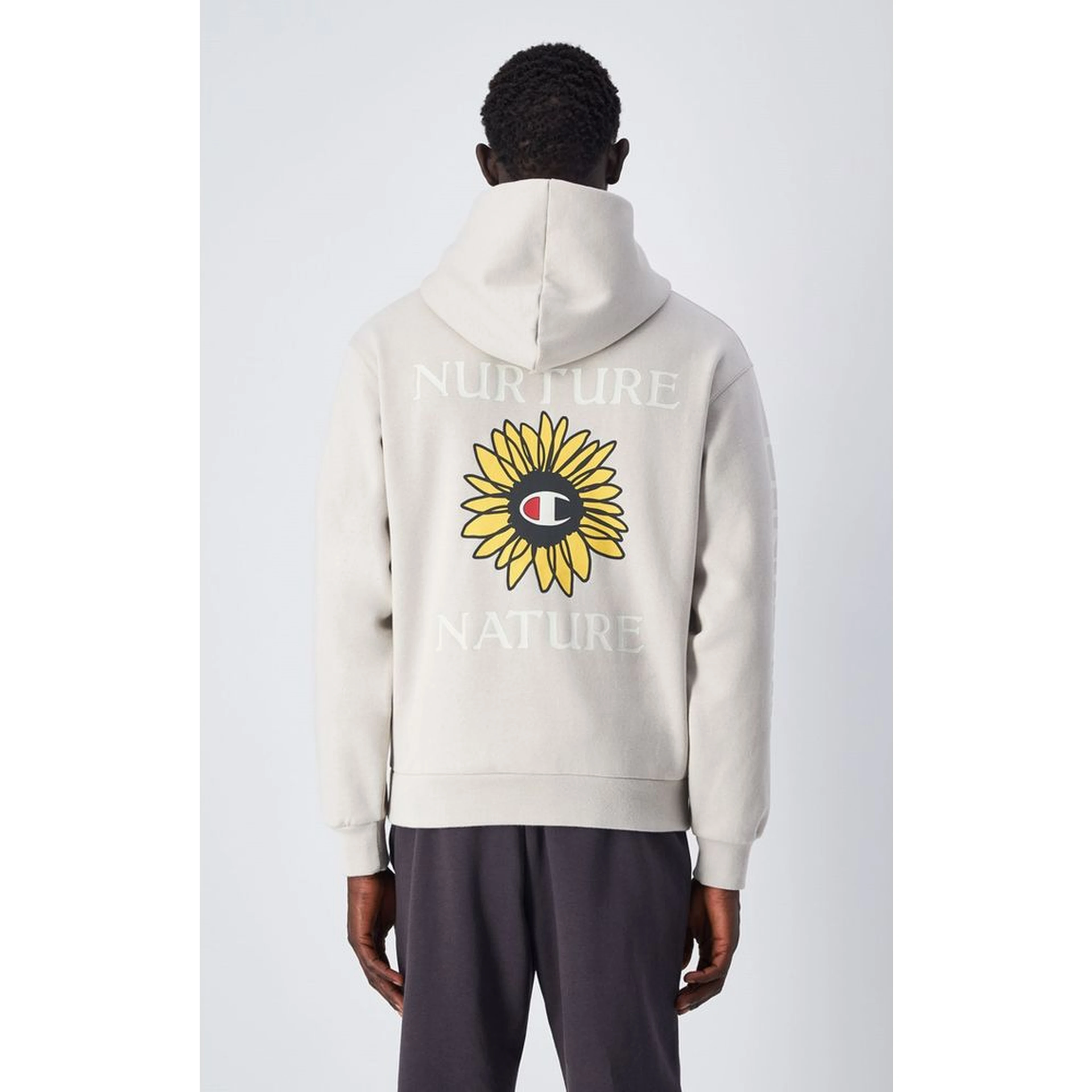 Silver Cotton Sweatshirt