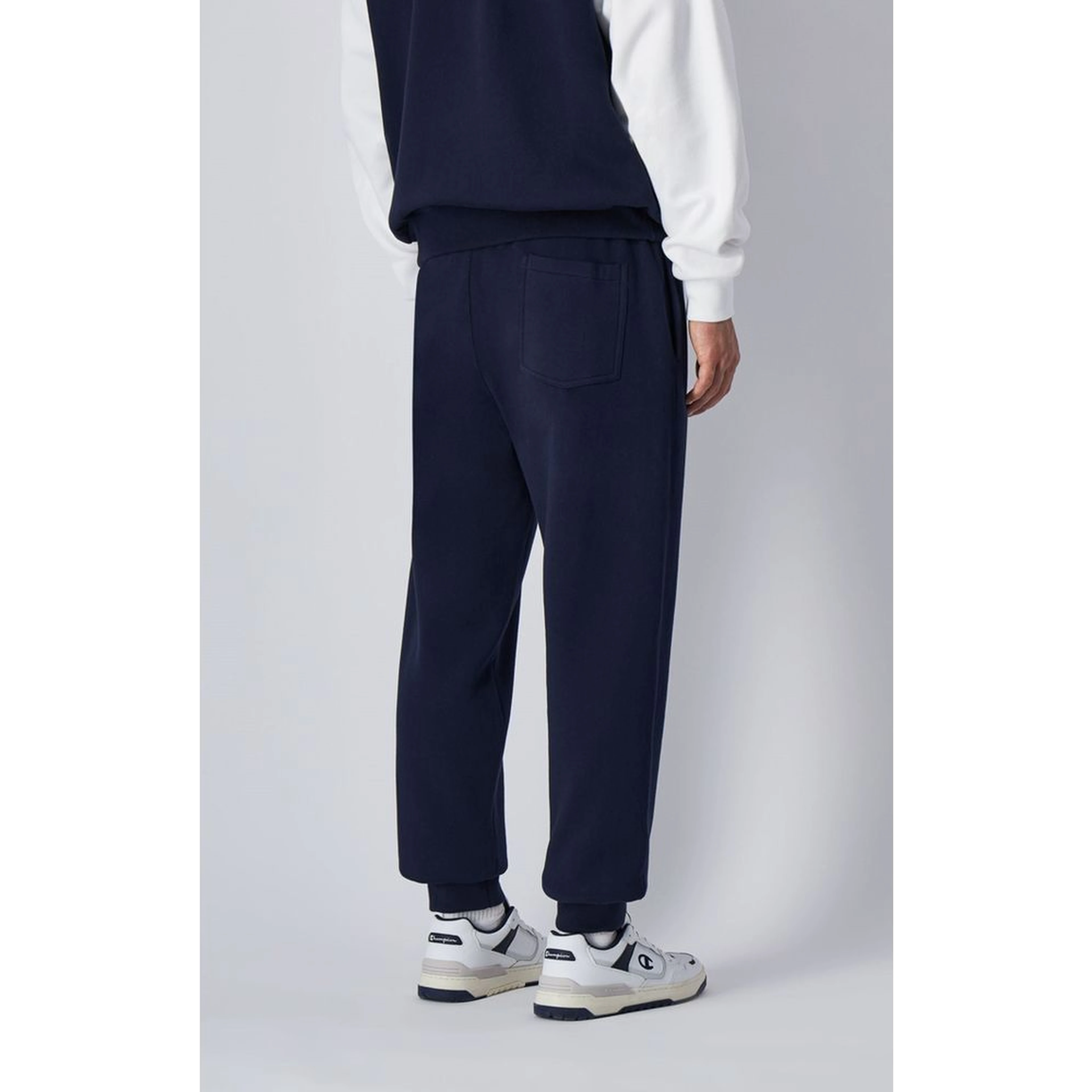 Navy Blue Cotton Joggers (Workout Pants)