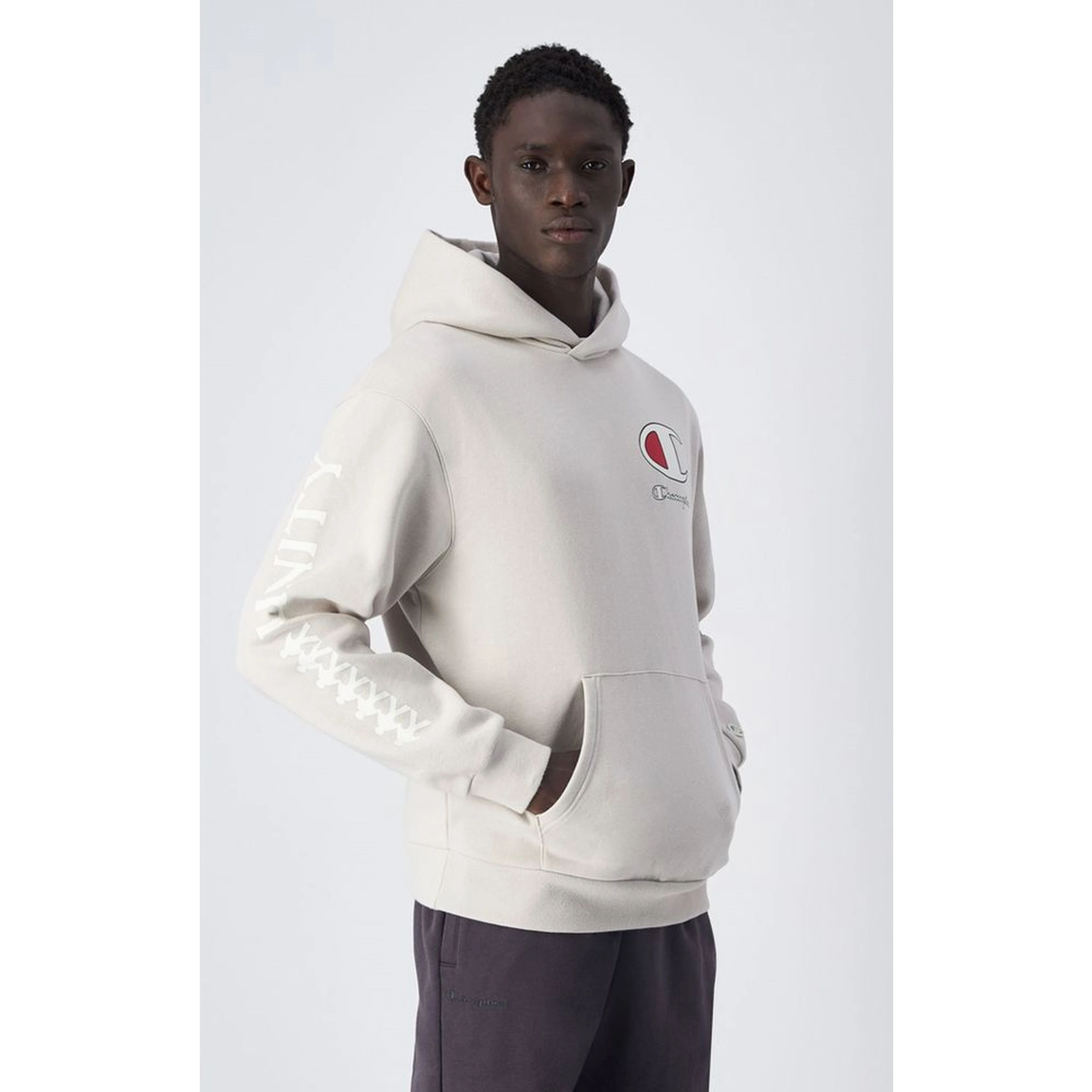 Silver Cotton Sweatshirt