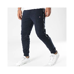 Blue Cotton Joggers (Workout Pants)