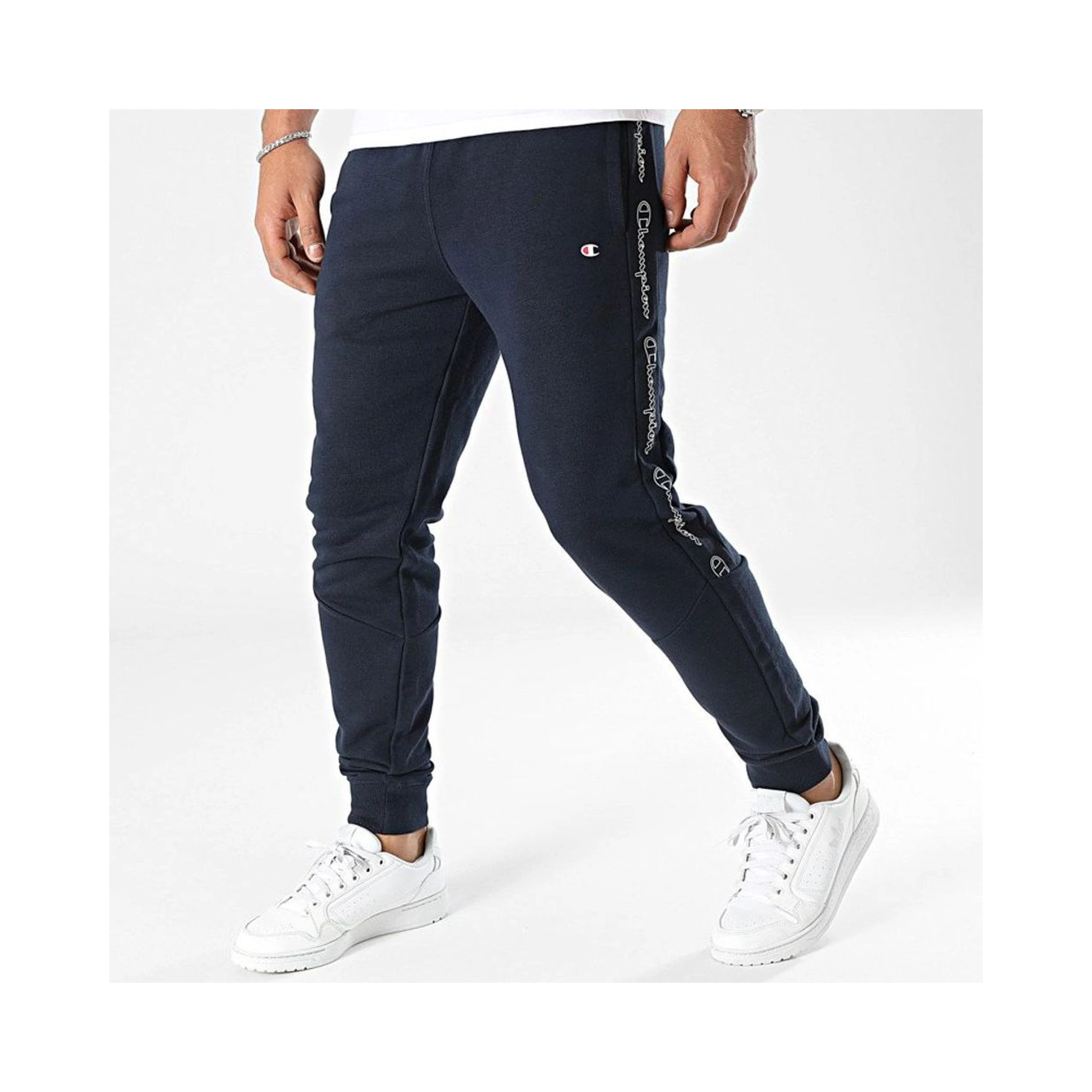Blue Cotton Joggers (Workout Pants)