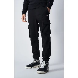 Black Cotton Joggers (Workout Pants)