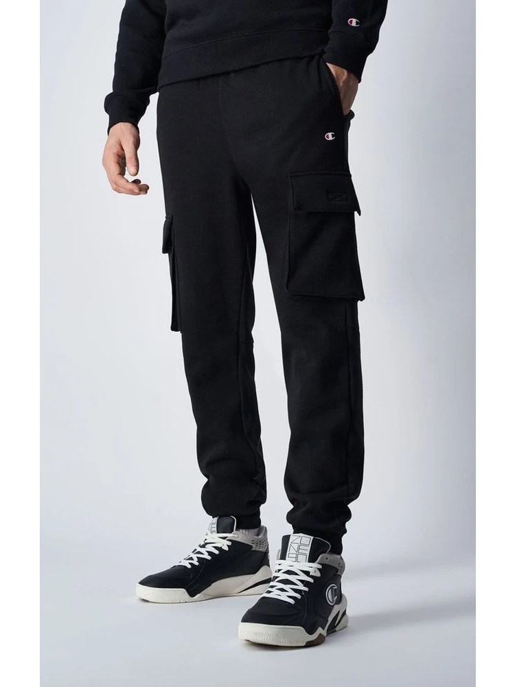 Black Cotton Joggers (Workout Pants)