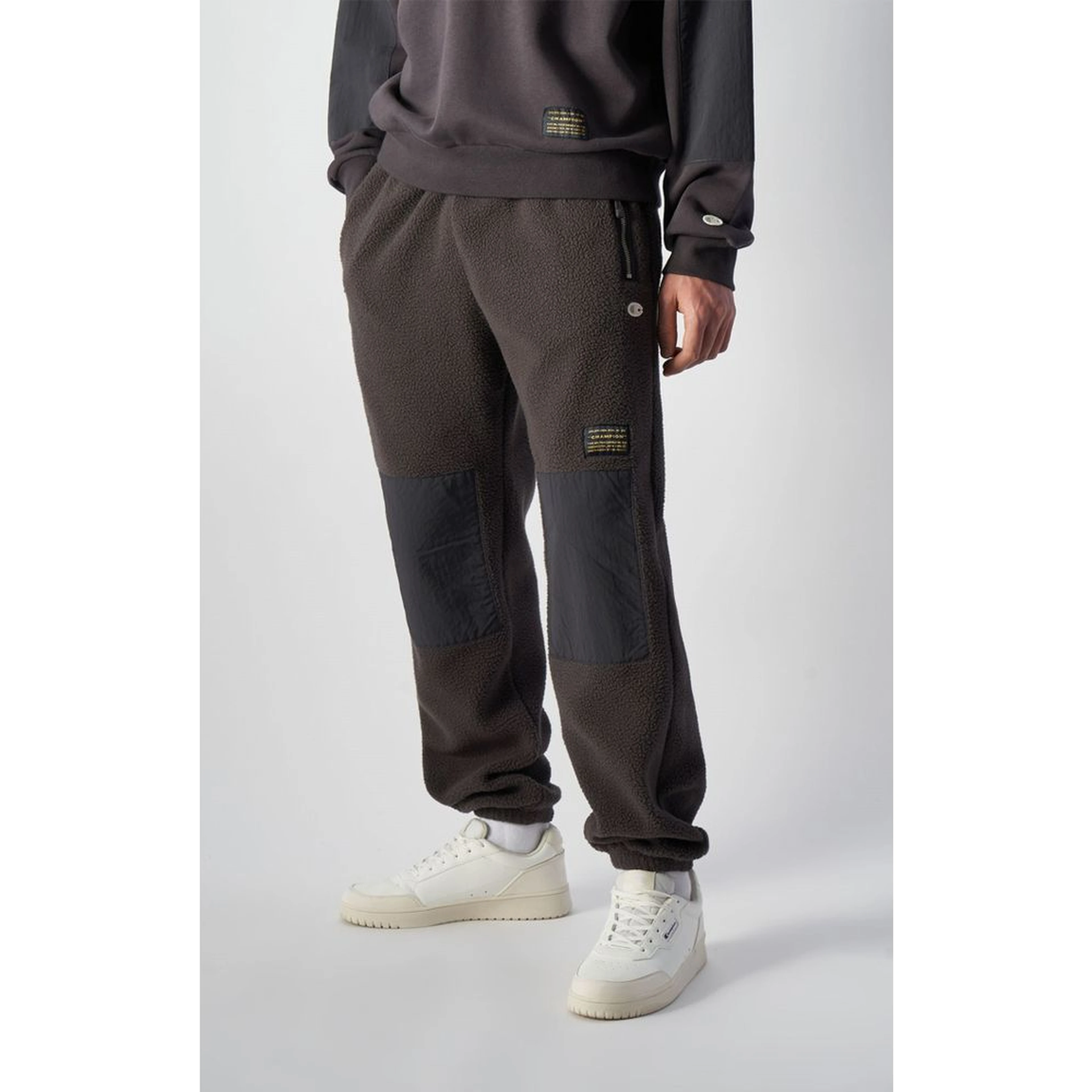Black Polyester Joggers (Workout Pants)