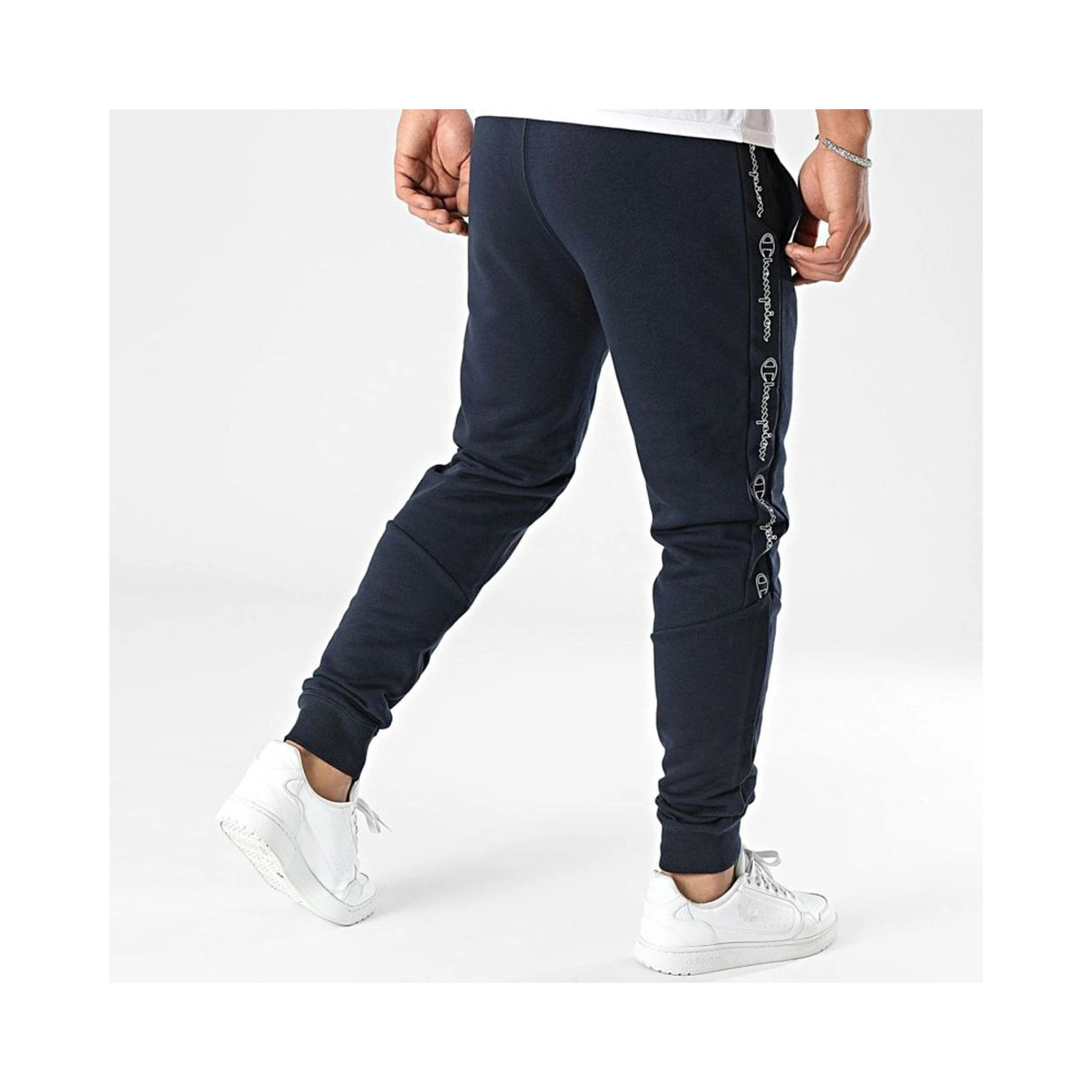 Blue Cotton Joggers (Workout Pants)