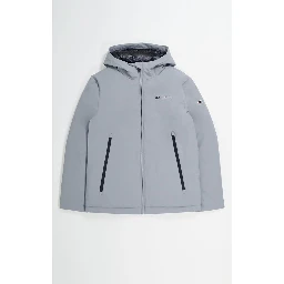 Gray Polyamide Parka