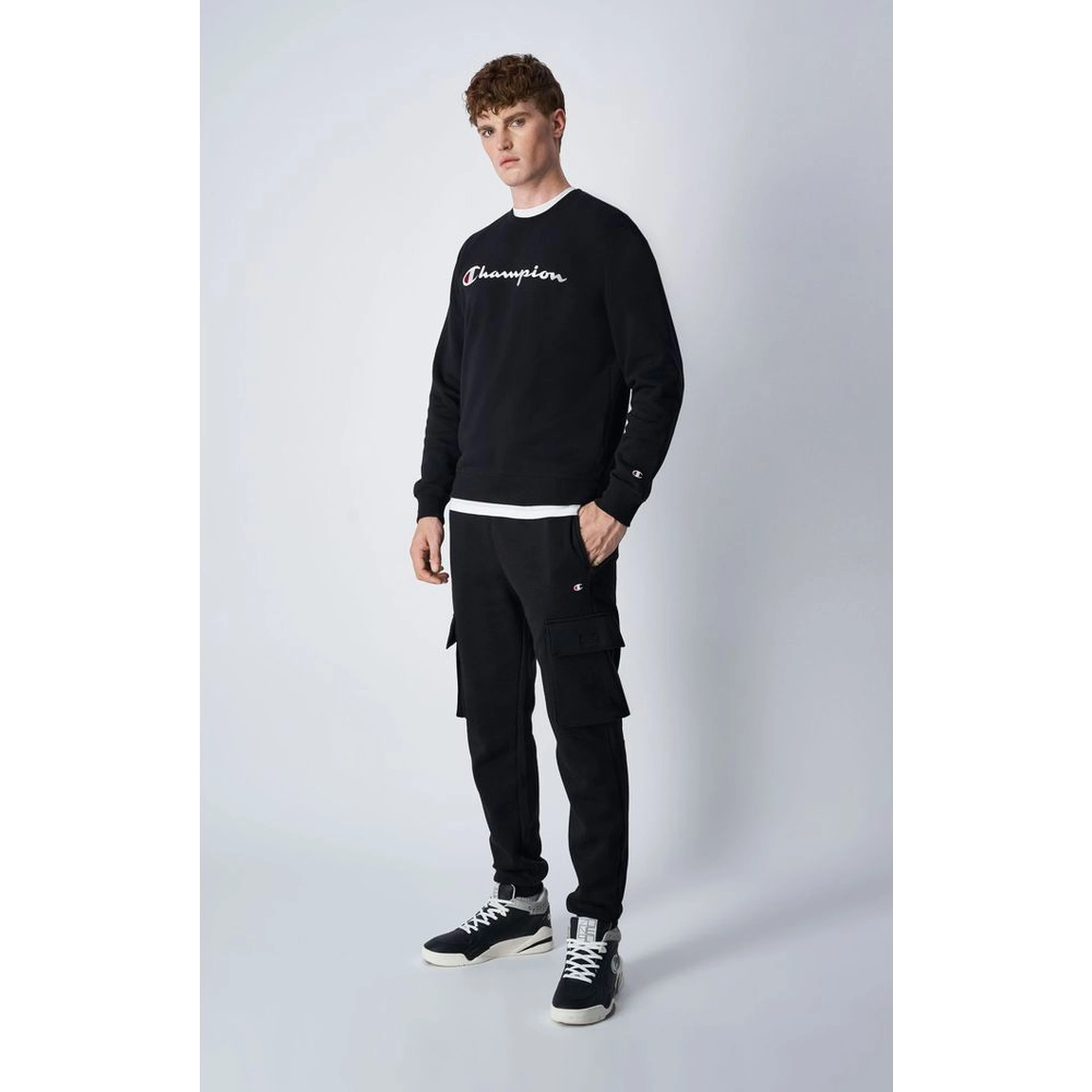 Black Cotton Joggers (Workout Pants)