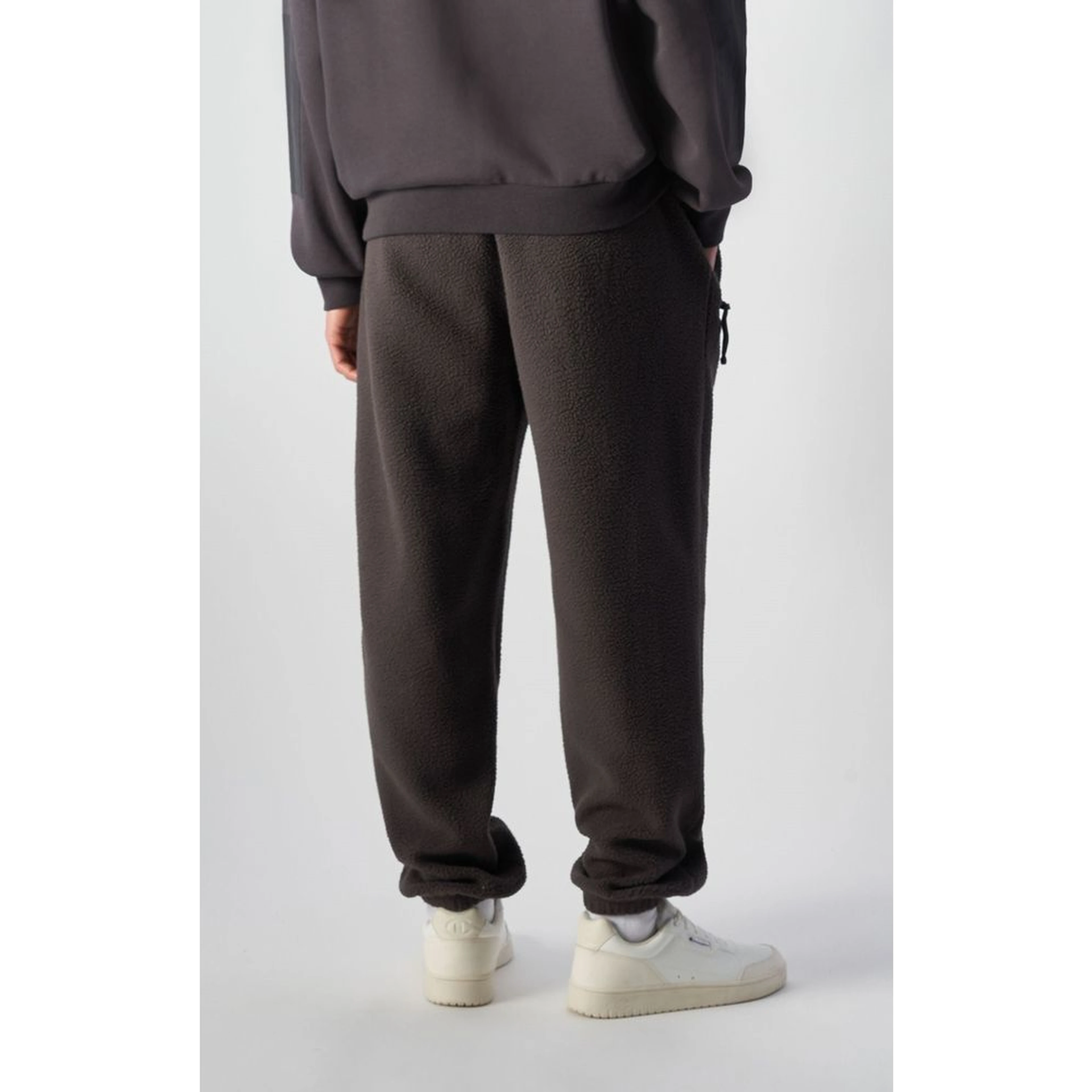 Black Polyester Joggers (Workout Pants)