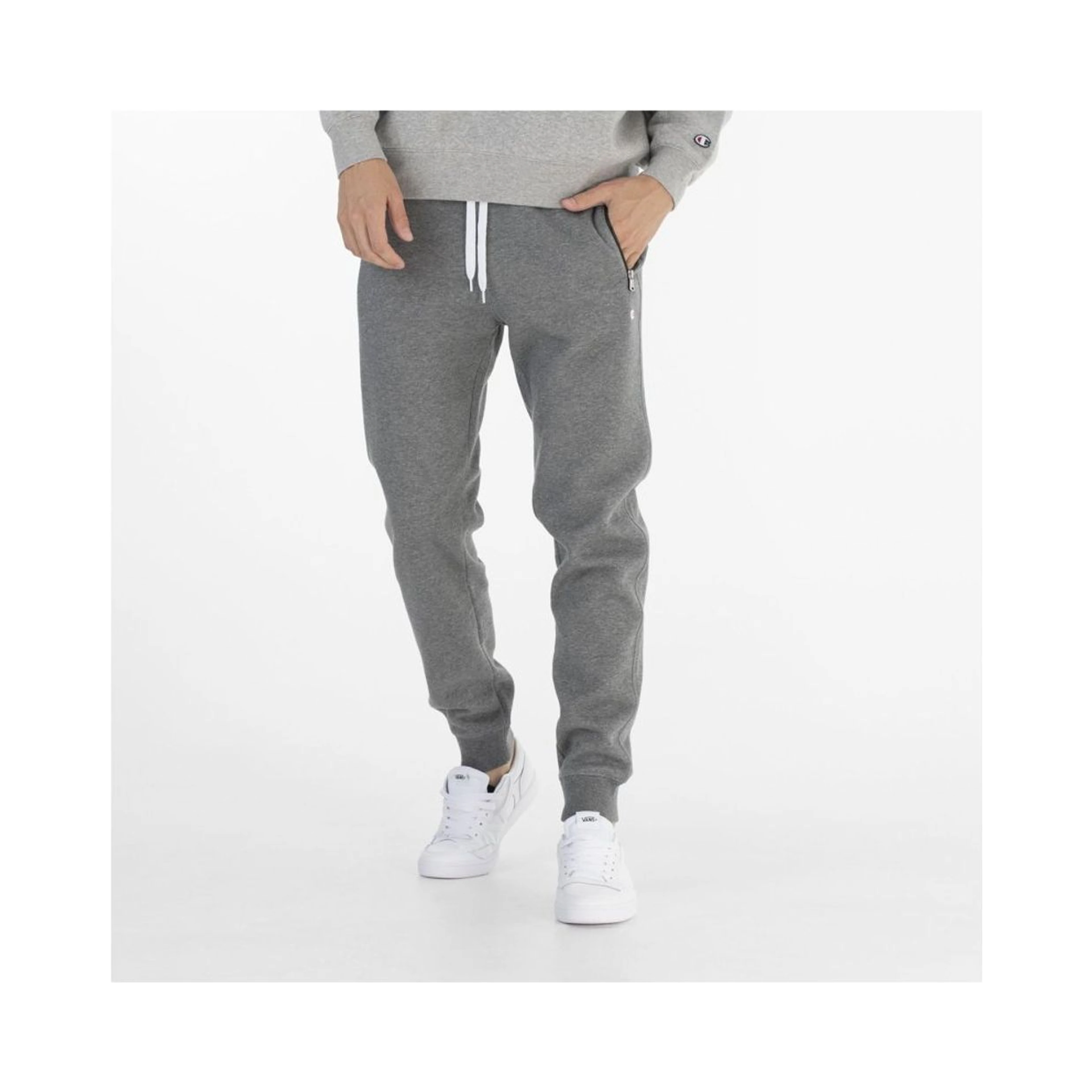Gray Cotton Joggers (Workout Pants)