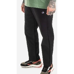 Black Polyester Joggers (Workout Pants)
