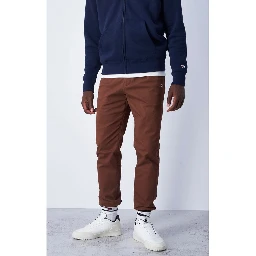 Brown Cotton Joggers (Workout Pants)