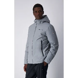 Gray Polyamide Parka