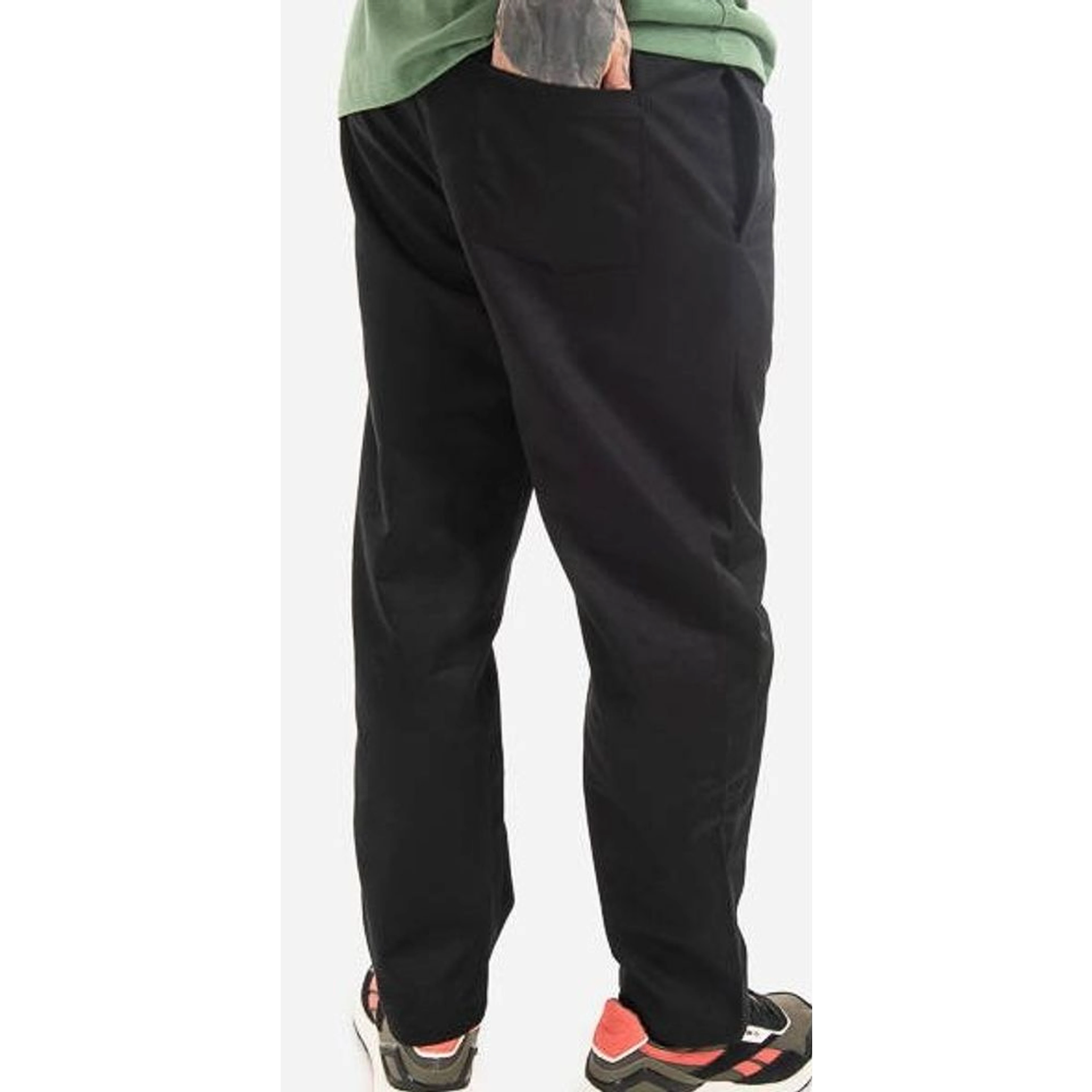 Black Polyester Joggers (Workout Pants)