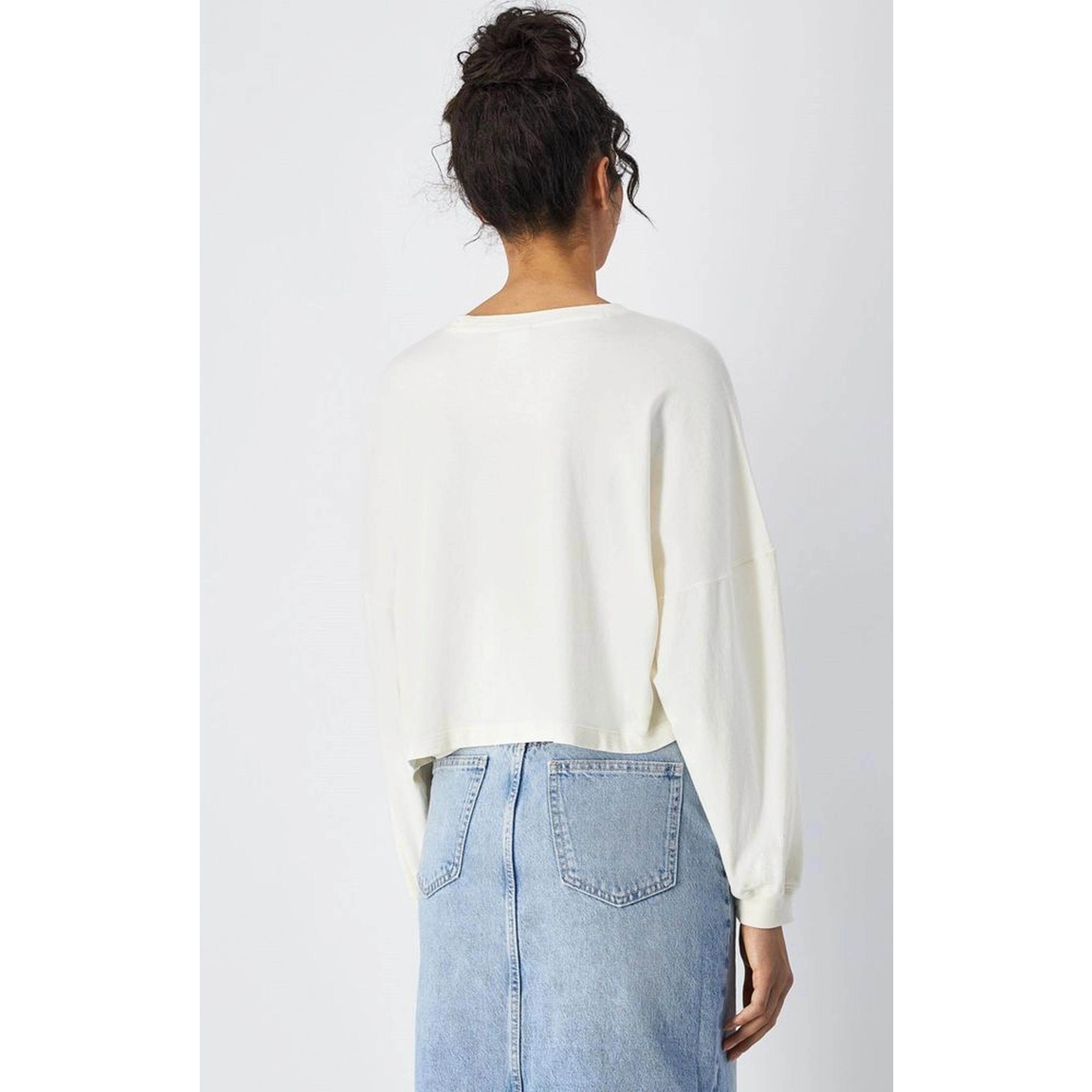 Natural Cotton Long Sleeve T-Shirt
