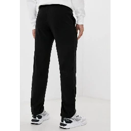 Black Polyester Joggers (Workout Pants)