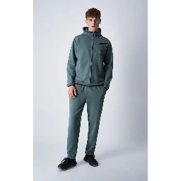 Green Polyester Sweatshirt