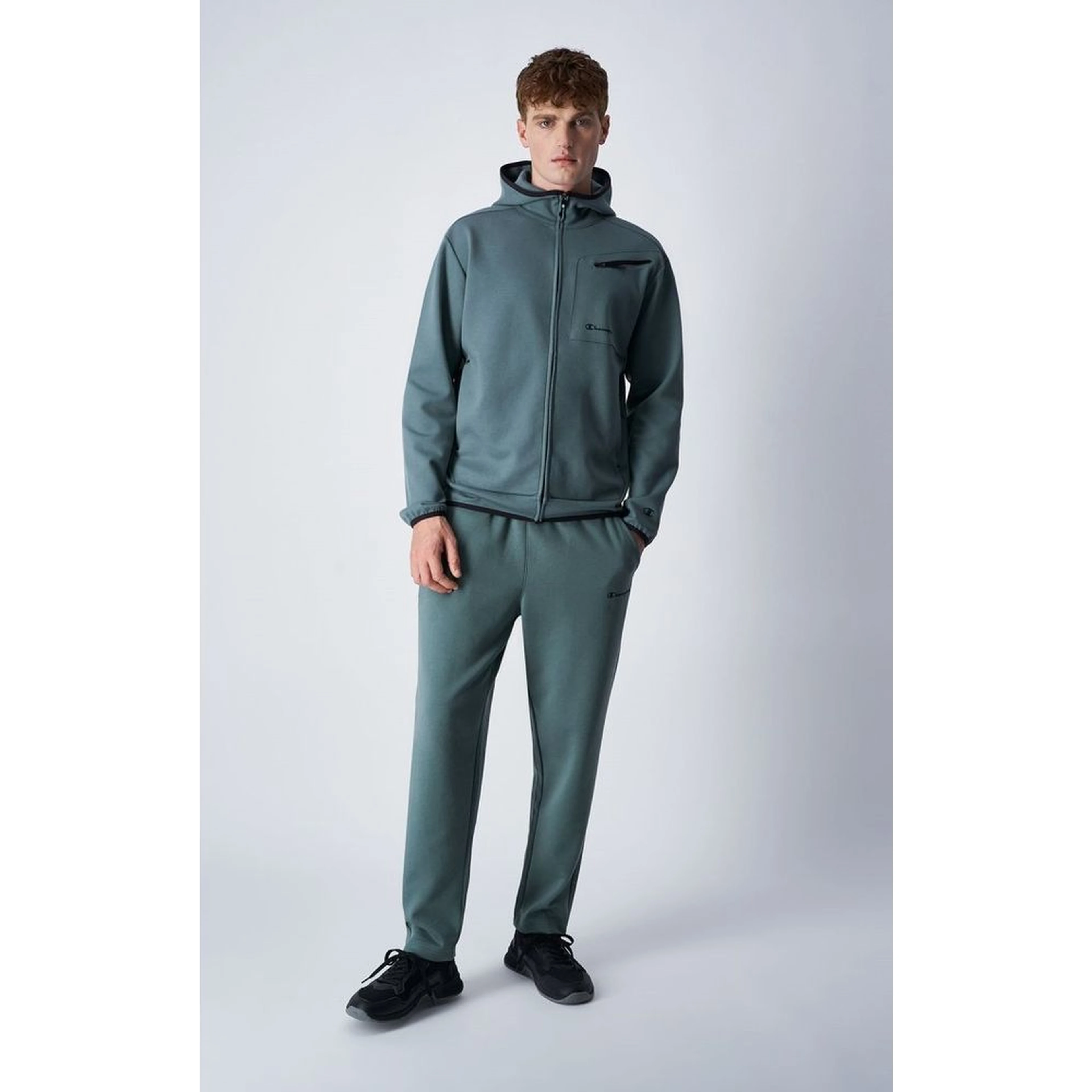 Green Polyester Sweatshirt