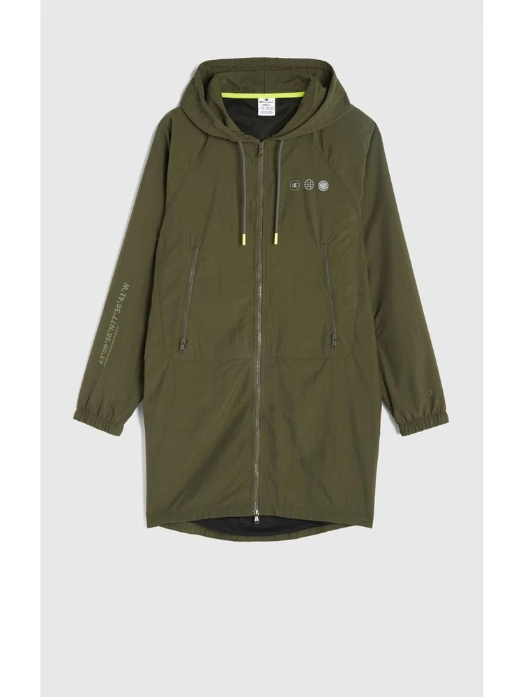 Green Polyamide Shell Jacket