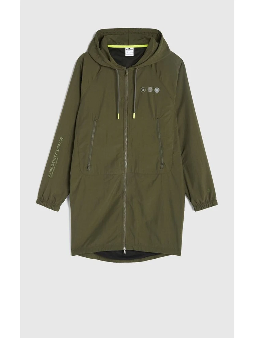 Green Polyamide Shell Jacket