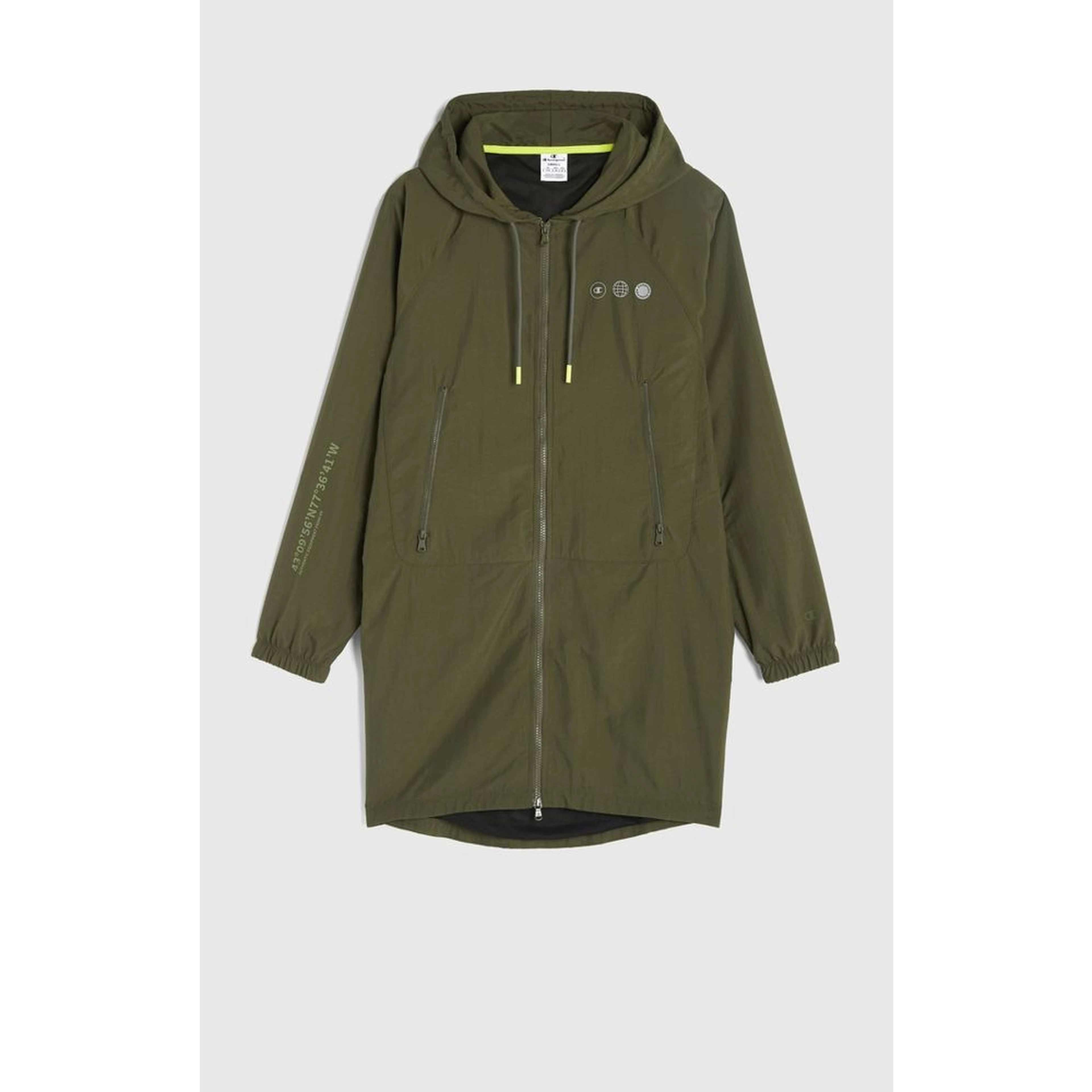 Green Polyamide Shell Jacket