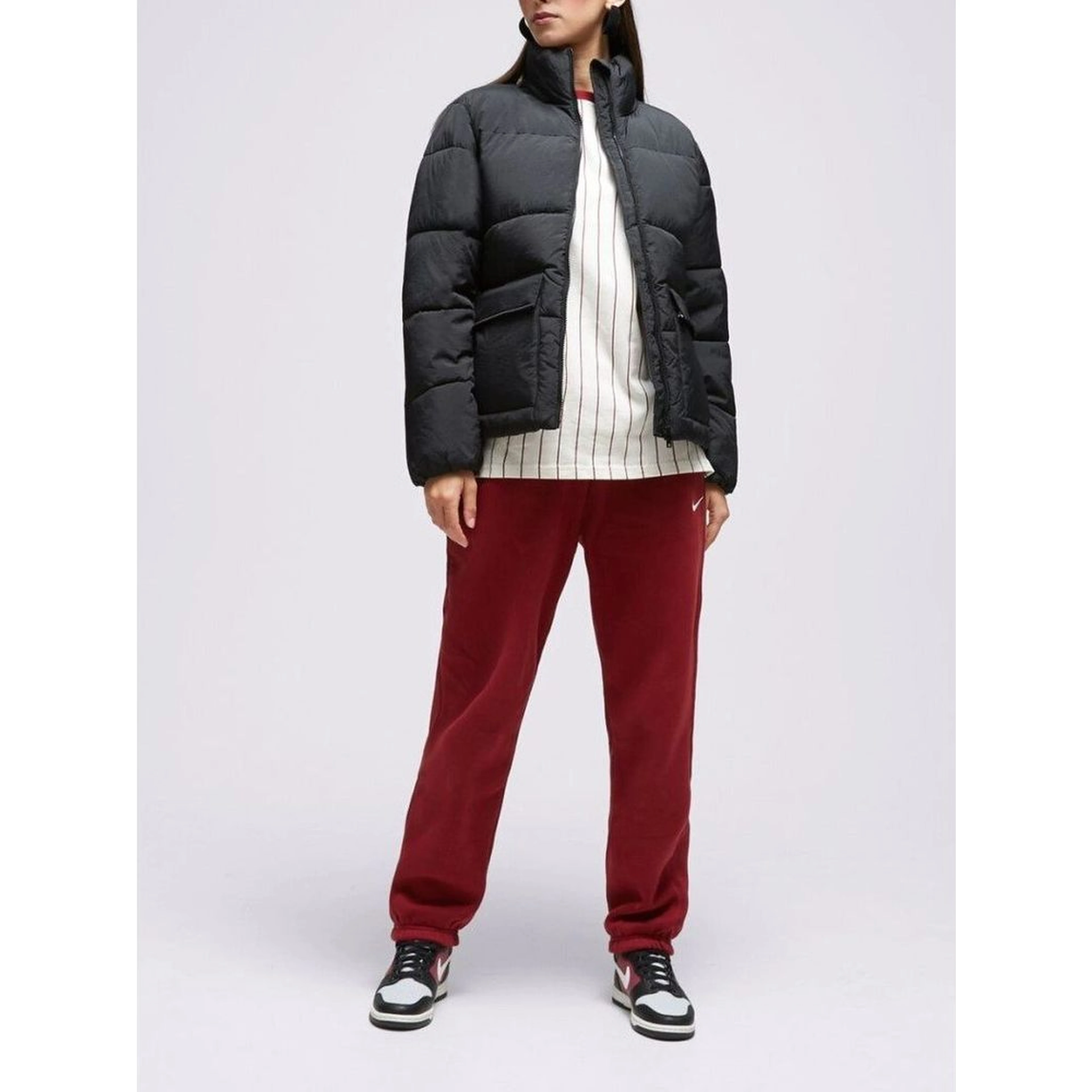 Black Polyamide Parka