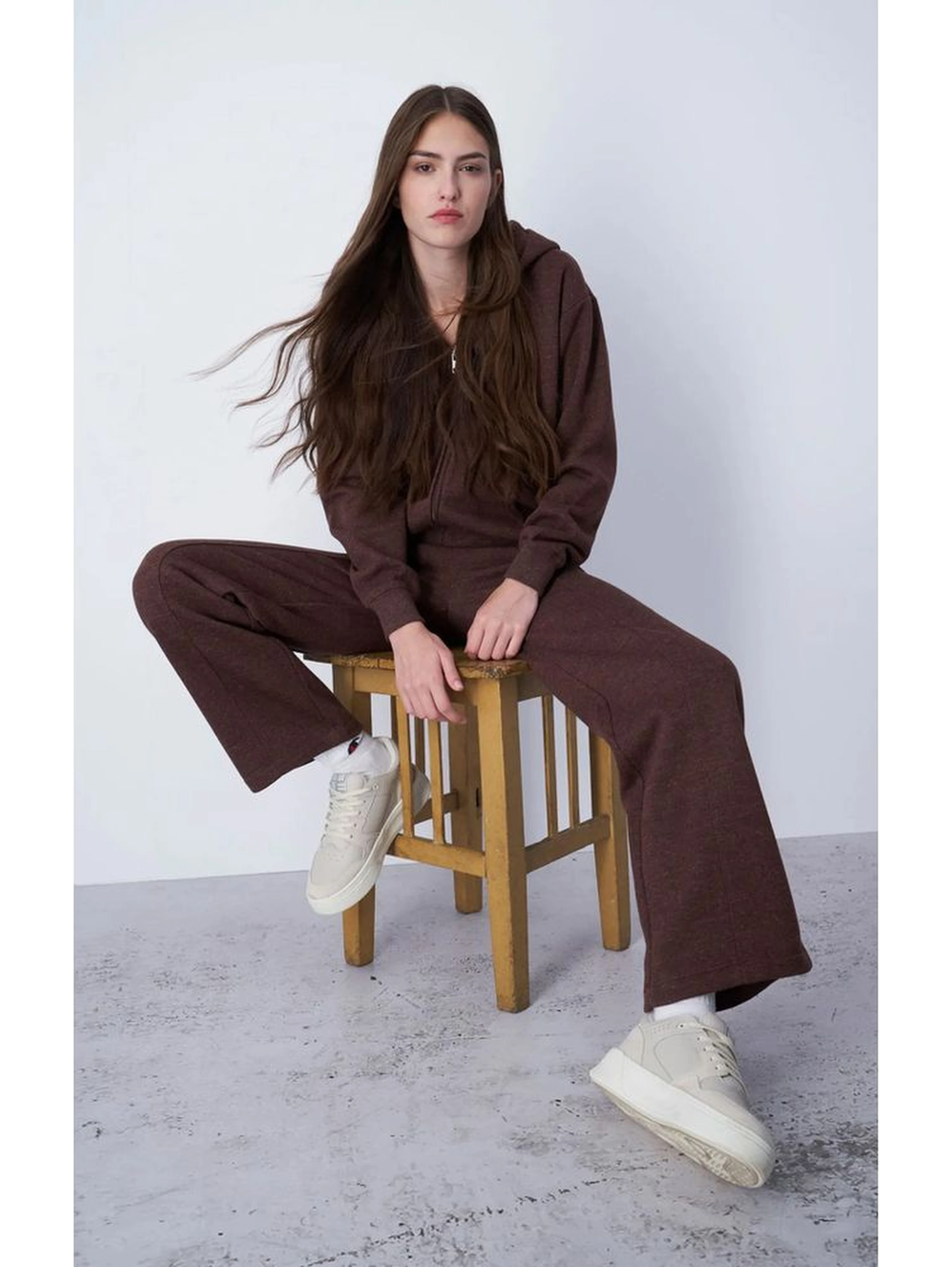 Brown Cotton Joggers (Workout Pants)