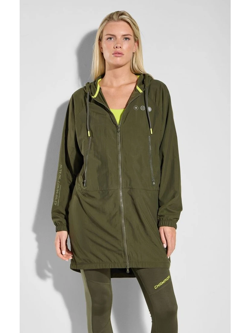Green Polyamide Shell Jacket